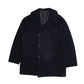 Mens Navy Grand Largue Overcoat Trench Double Breasted  Coat