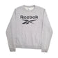 Mens Grey Reebok  Crewneck Jumper