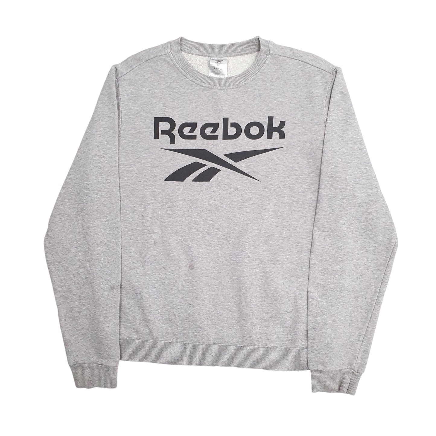 Mens Grey Reebok  Crewneck Jumper