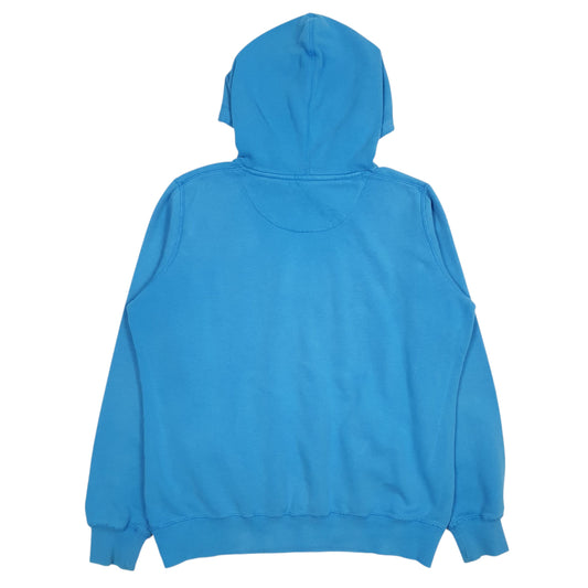 Mens Blue Nike Spellout Hoodie Jumper