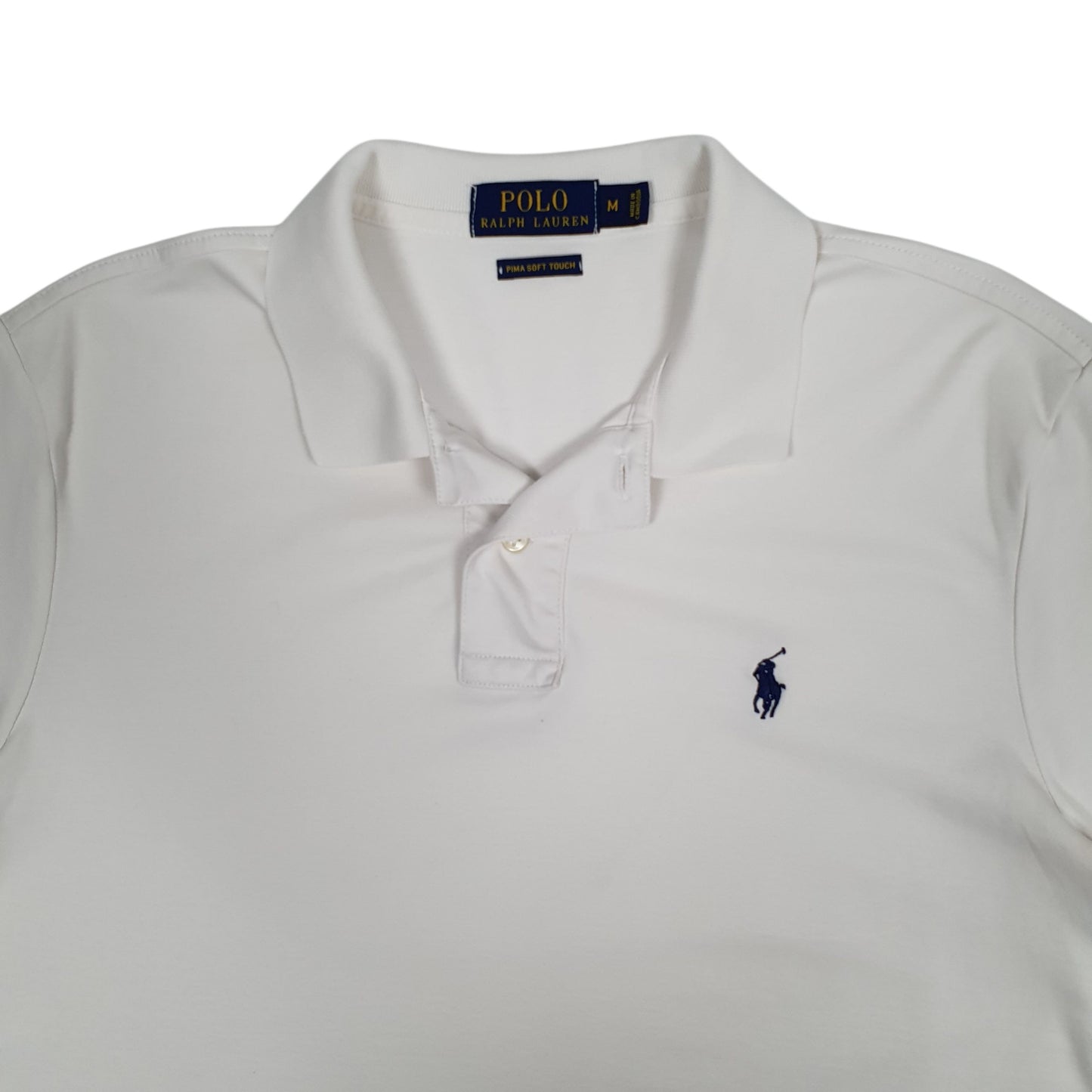 Mens White Polo Ralph Lauren   Polo Shirt