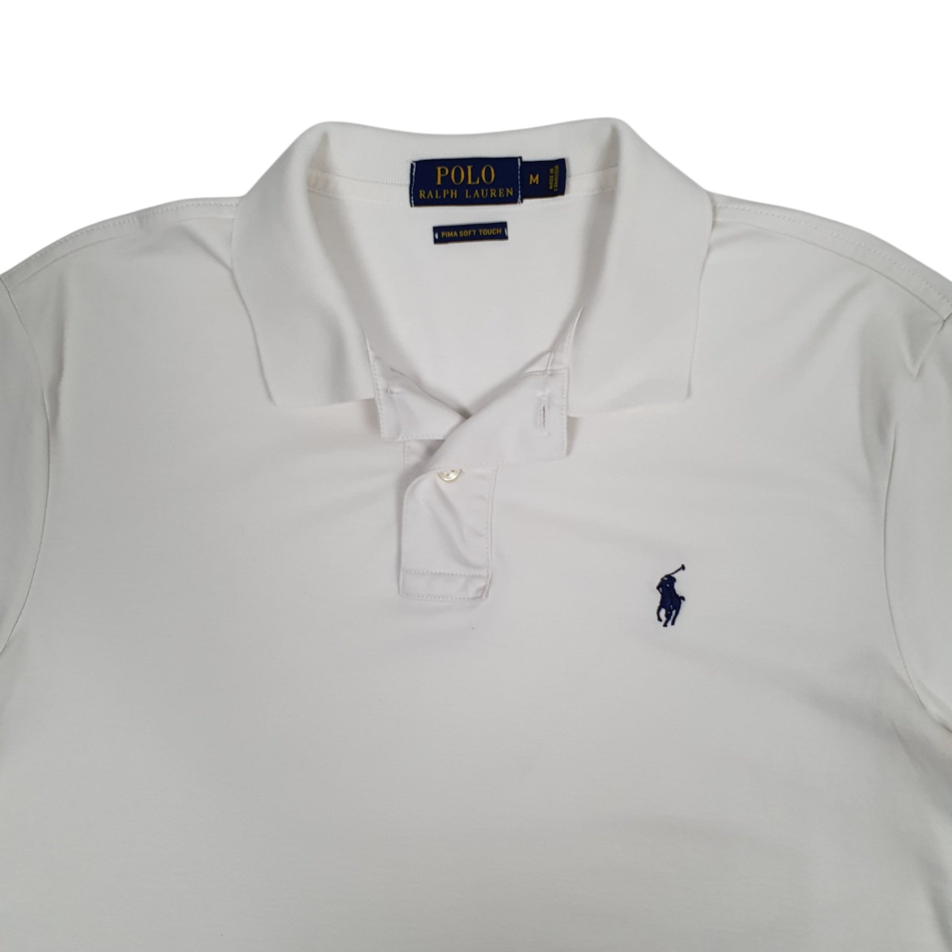 Mens White Polo Ralph Lauren   Polo Shirt