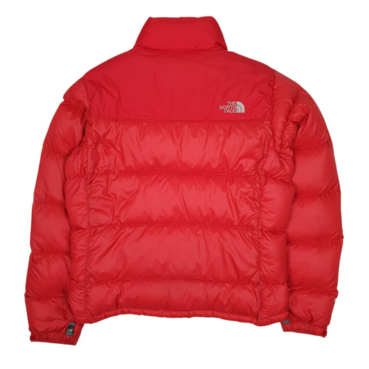 Mens Red The North Face Nuptse  Coat