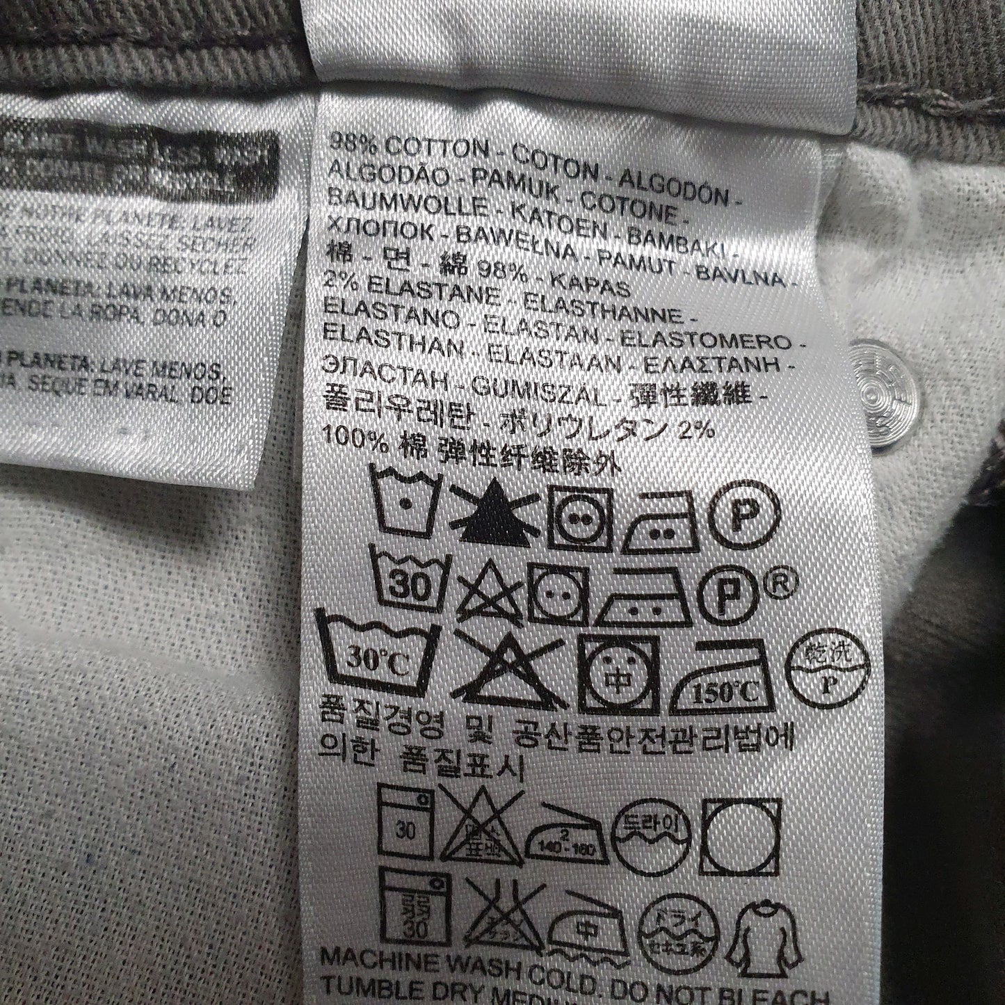 Mens Grey Levis   Jeans