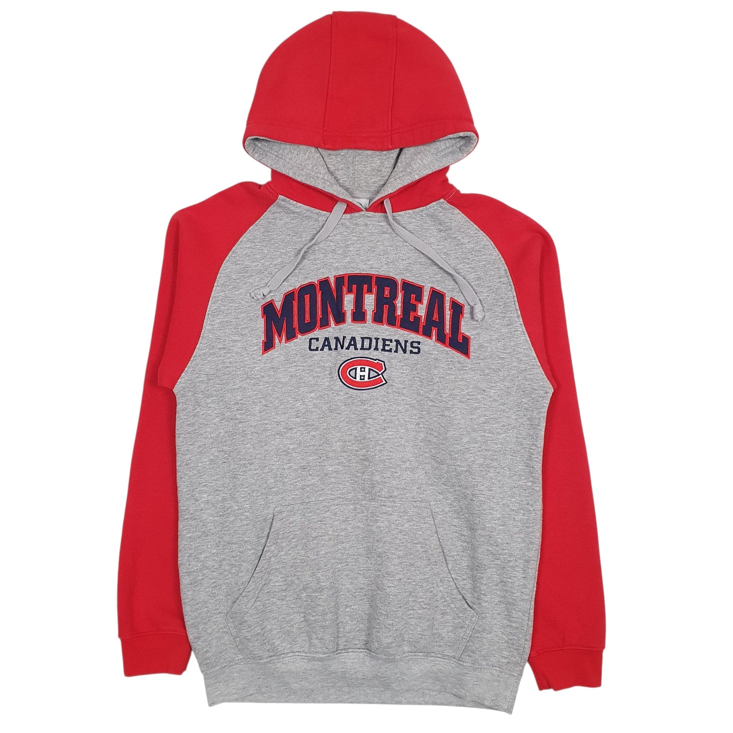 Mens Grey NHL Montreal Canadiens Hoodie Jumper