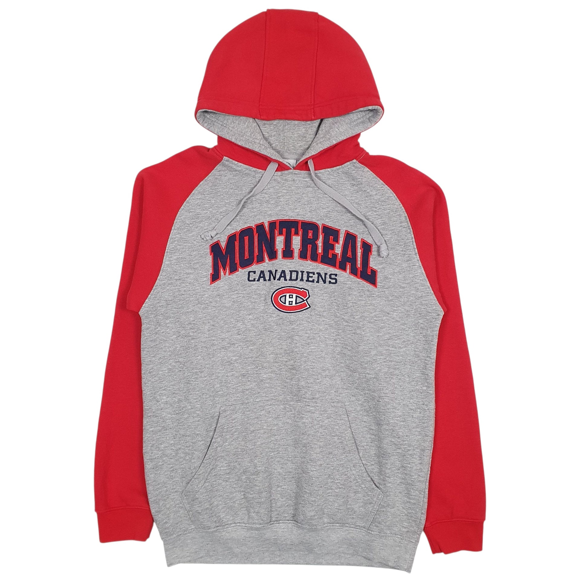 Mens Grey NHL Montreal Canadiens Hoodie Jumper