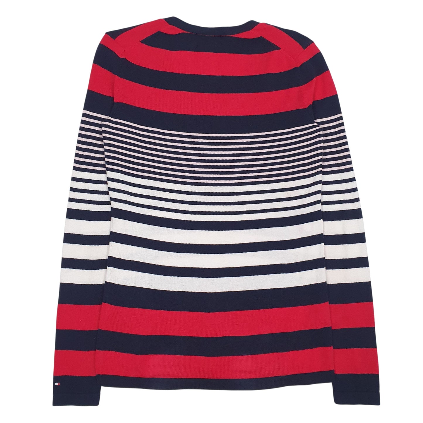 Womens Red Tommy Hilfiger  V Neck Jumper
