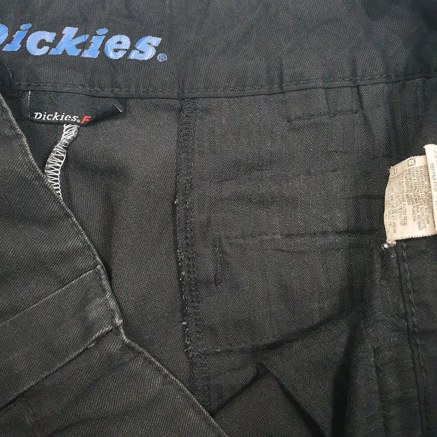 Mens Black Dickies Workwear  Trousers