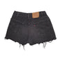 Womens Black Levis 565 Vintage 90s Made In USA Cut Off  Shorts