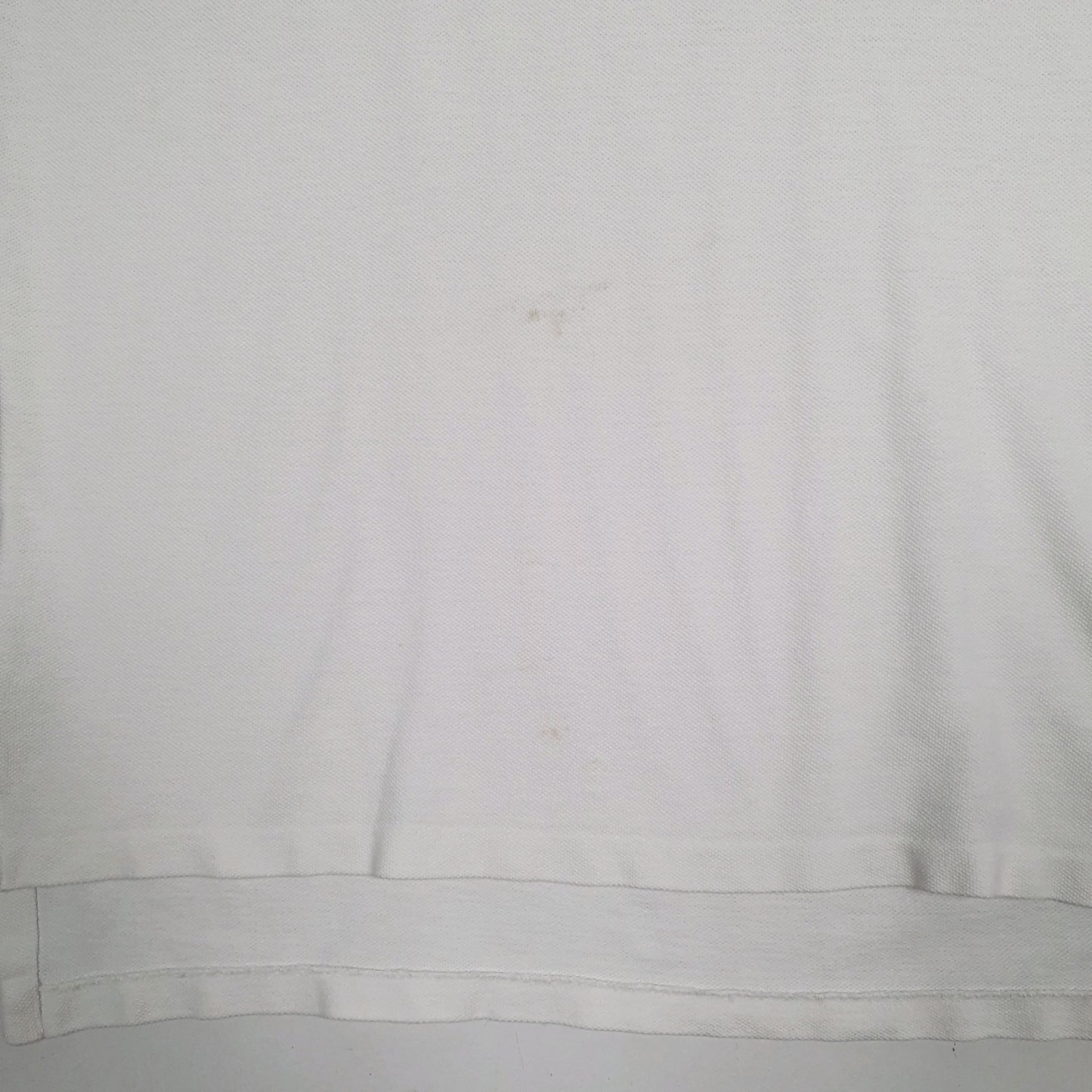 Mens White Polo Ralph Lauren Vintage 90s Made In USA  Polo Shirt