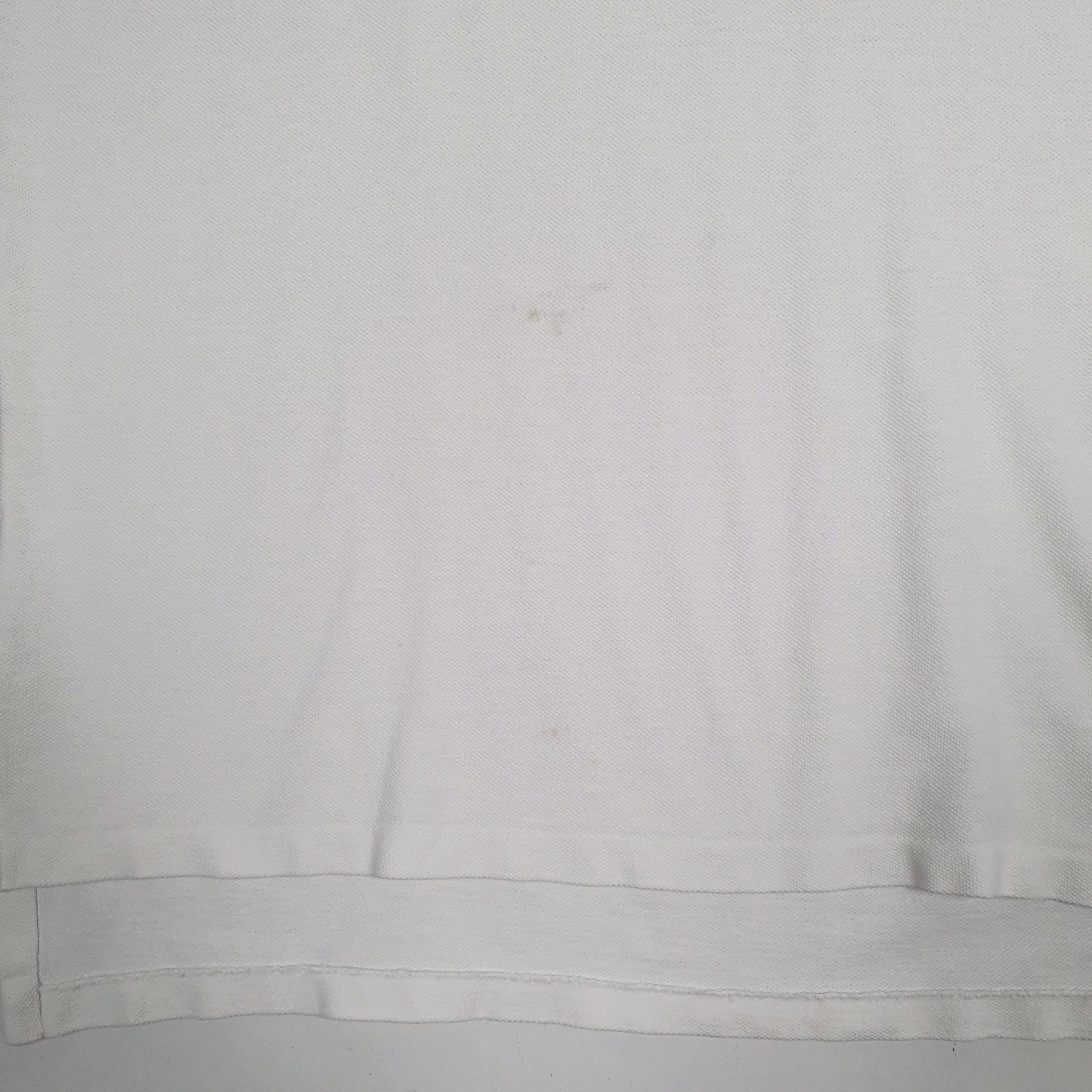 Mens White Polo Ralph Lauren Vintage 90s Made In USA  Polo Shirt