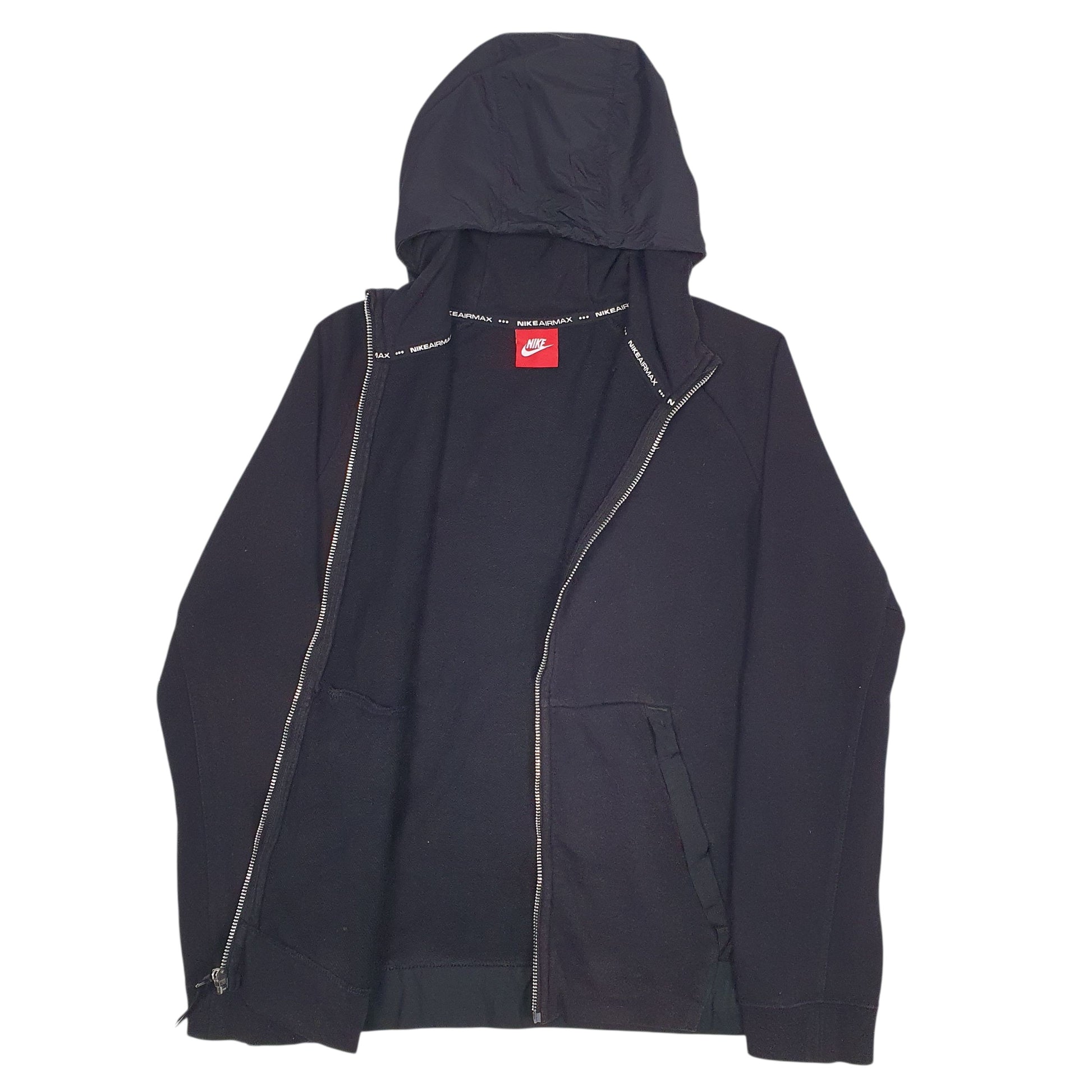 Womens Black Nike  Full Zip Jumper