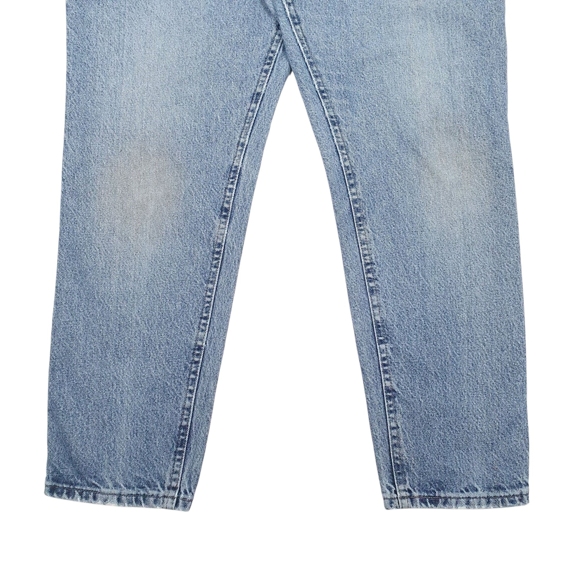 Mens Blue Lee Vintage 90s Hoodie Jeans