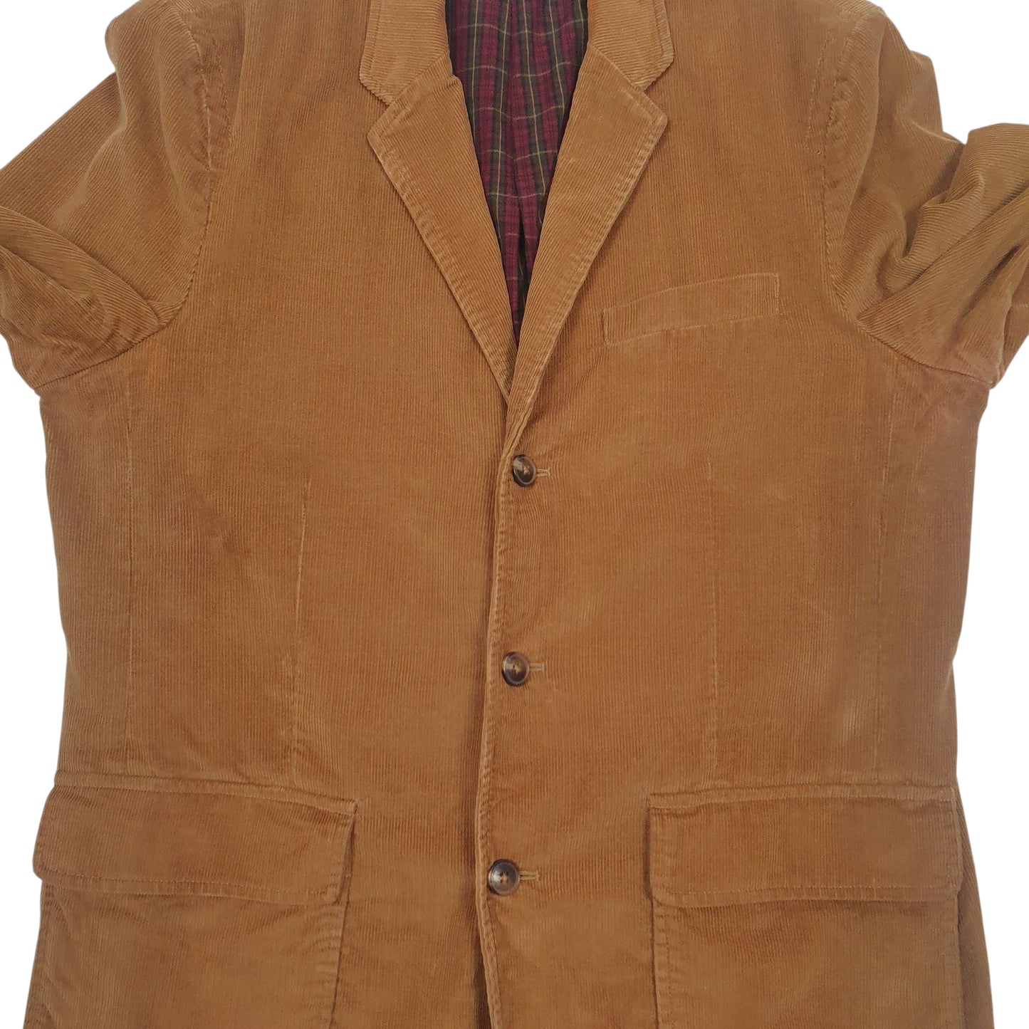Mens Brown LL Bean Vintage Corduroy  Coat