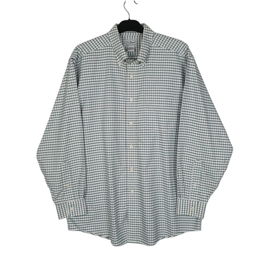 Mens Green L.L.Bean  Long Sleeve Shirt