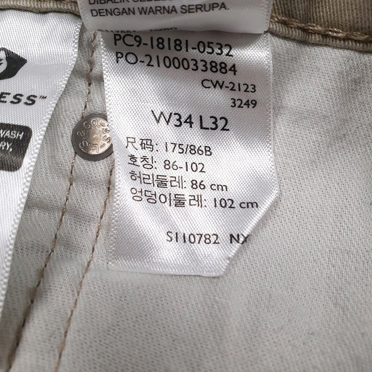 Mens Beige Levis   Trousers