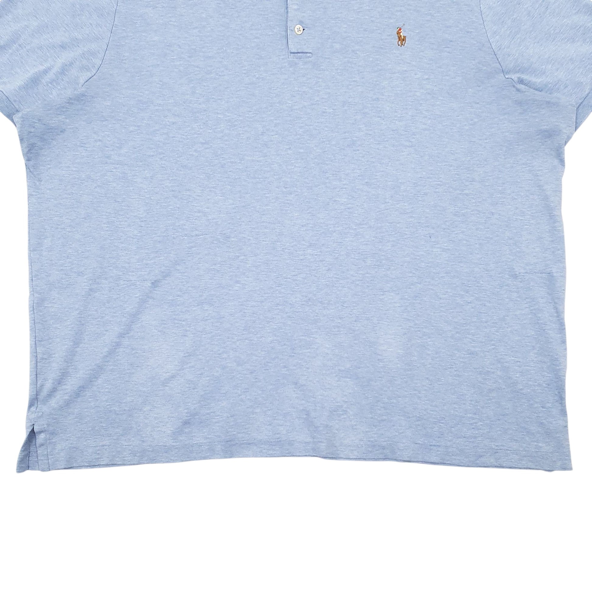 Mens Blue Polo Ralph Lauren Classic Fit  Polo Shirt