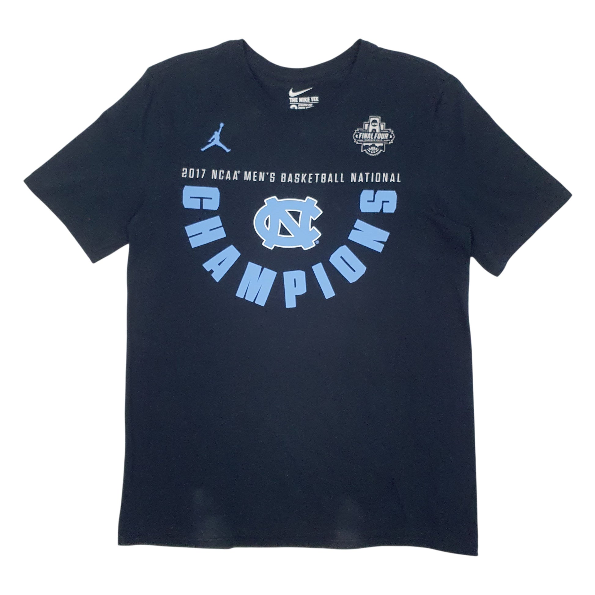 Mens Navy Nike North Carolina Tar Heels Football Short Sleeve T Shirt