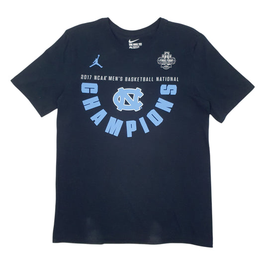Mens Navy Nike North Carolina Tar Heels Football Short Sleeve T Shirt