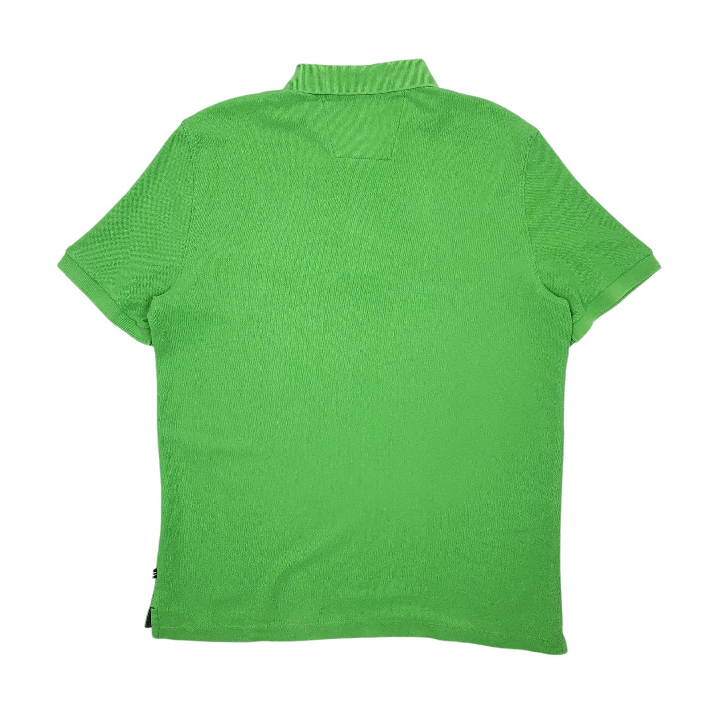 Mens Green Nautica Performance Deck Shirt Hoodie Polo Shirt