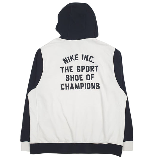 Mens White Nike  Hoodie Jumper