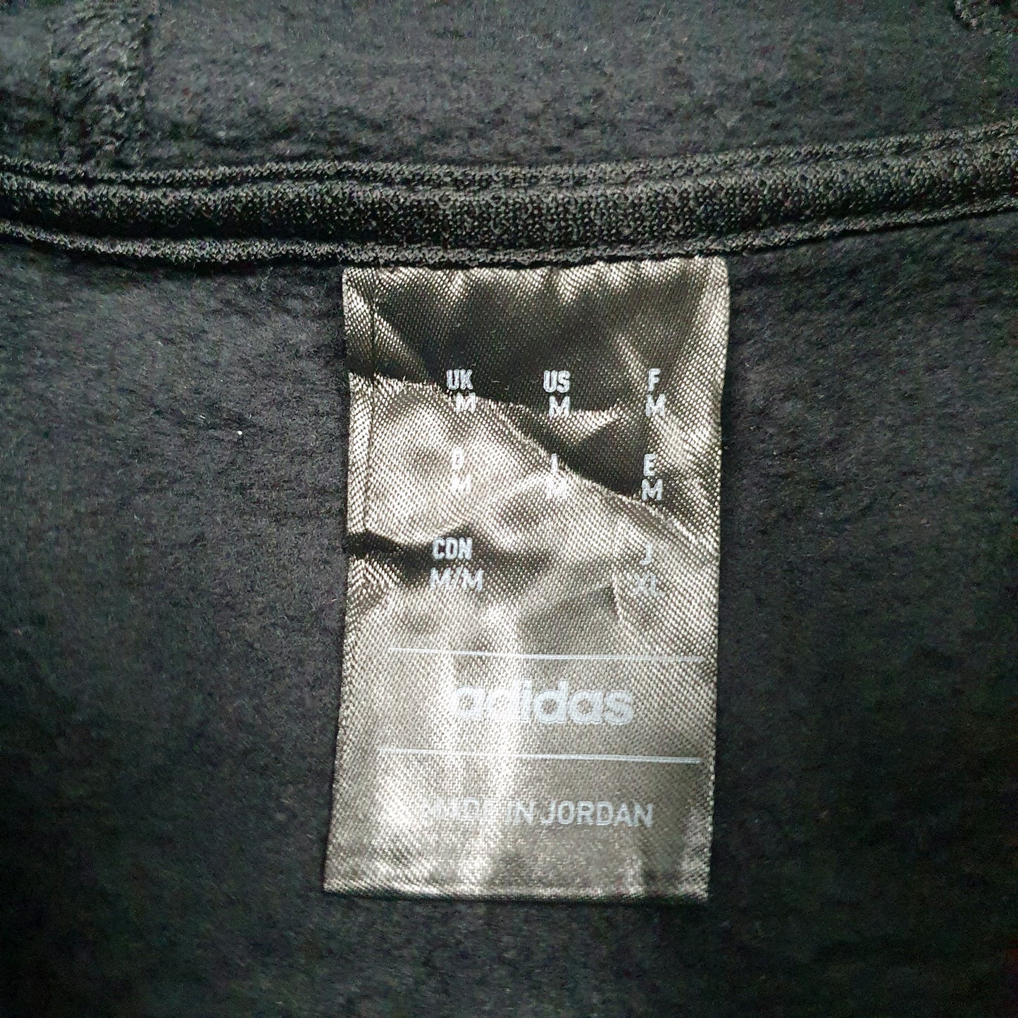 Mens Black Adidas  Hoodie Jumper