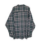 Mens Green Woolrich Thick Flannel  Shirt