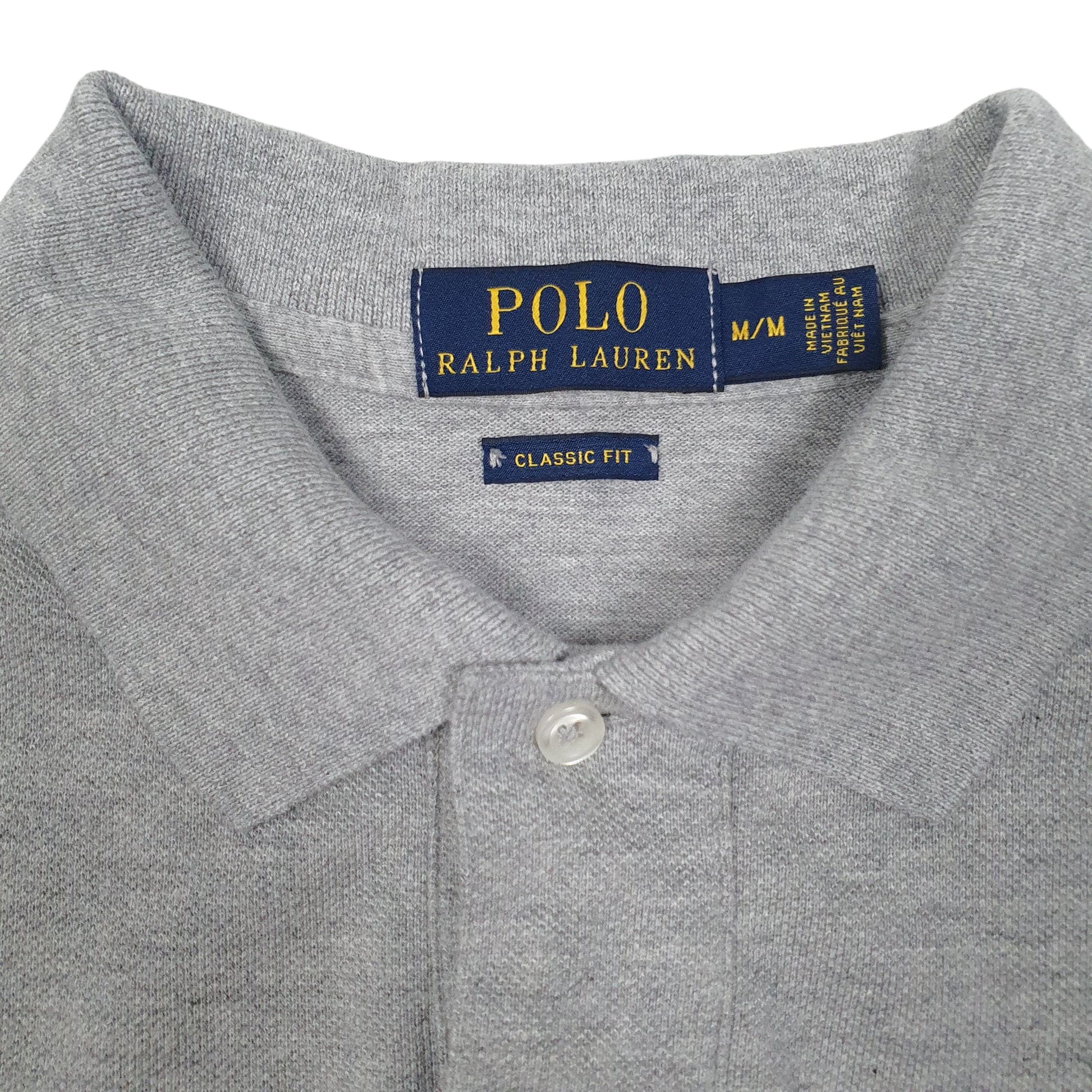 Mens Grey Polo Ralph Lauren   Polo Shirt