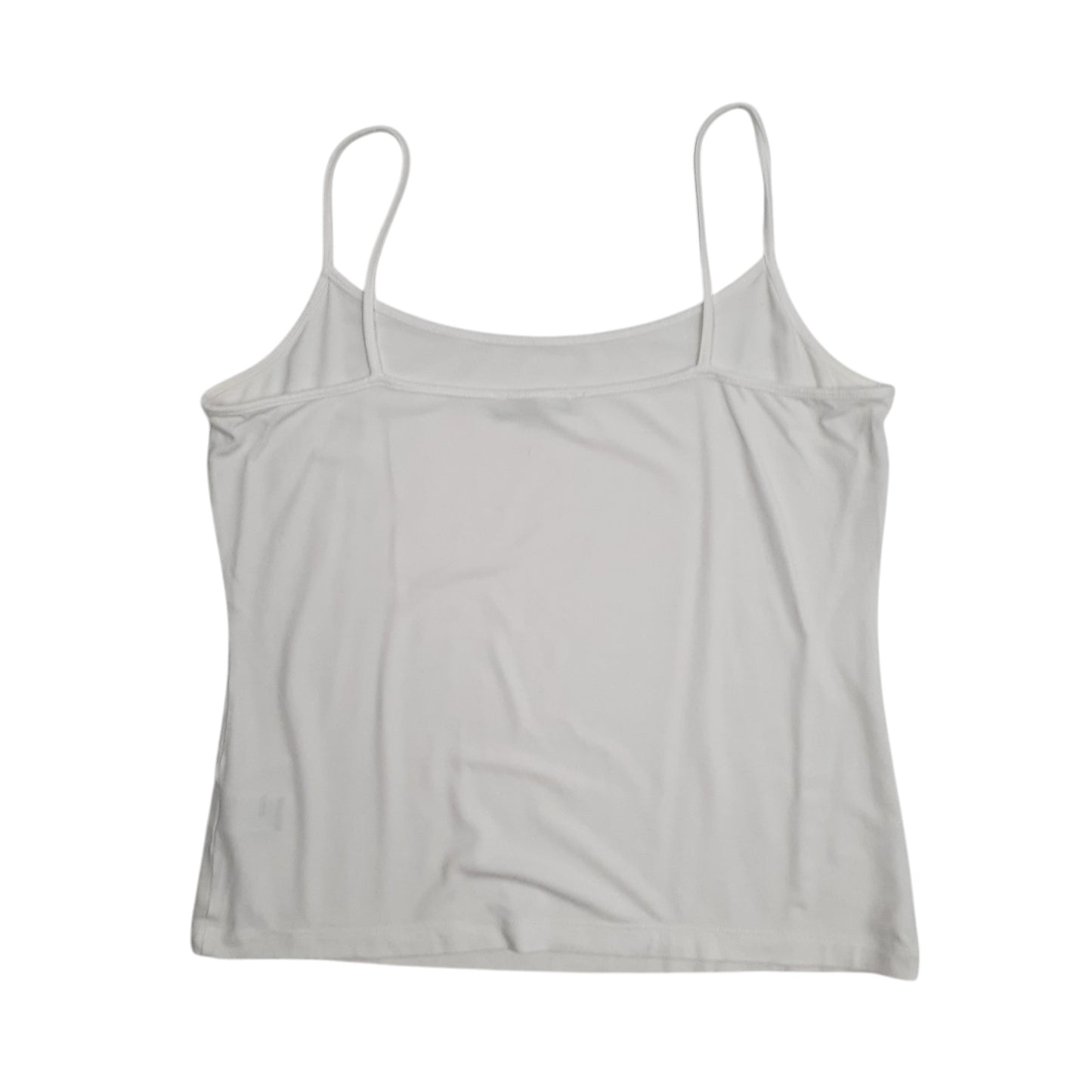 Womens White M&S Vest Top  T Shirt