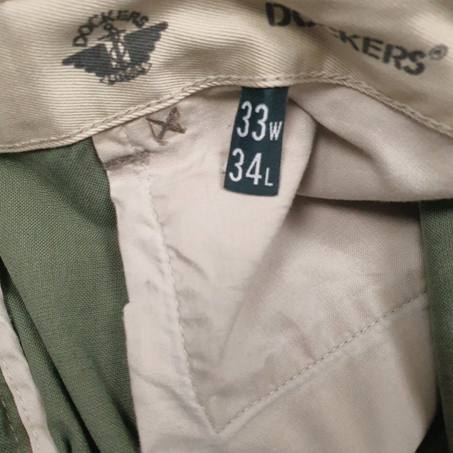 Mens Khaki Dockers   Trousers
