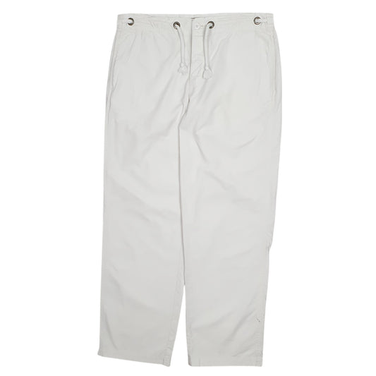 Mens White Polo Ralph Lauren Sailing Chino Trousers