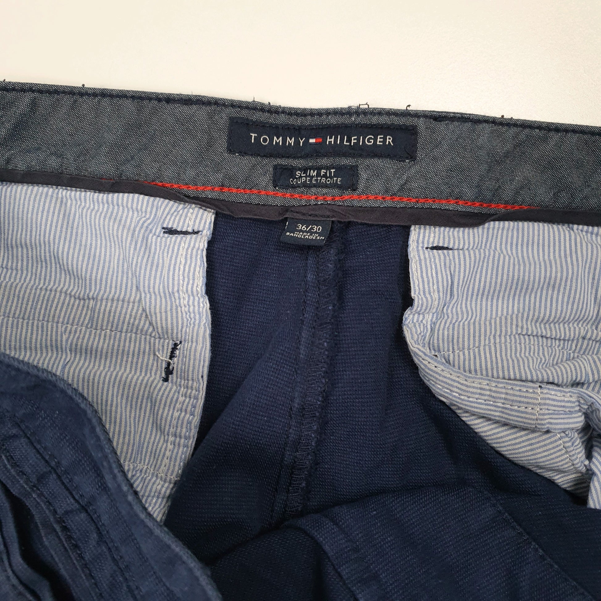 Mens Navy Tommy Hilfiger   Trousers