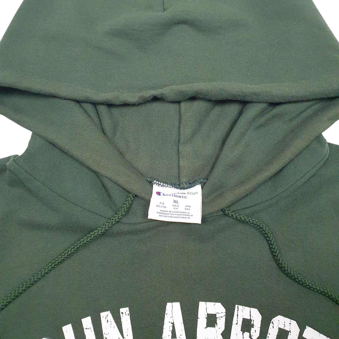 Mens Green Champion  Hoodie Jumper