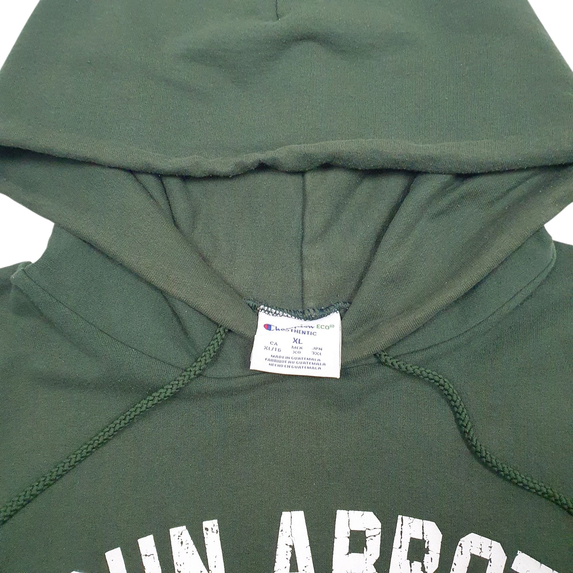 Mens Green Champion  Hoodie Jumper