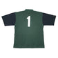 Mens Green Barbarian Rugby Crewneck Polo Shirt