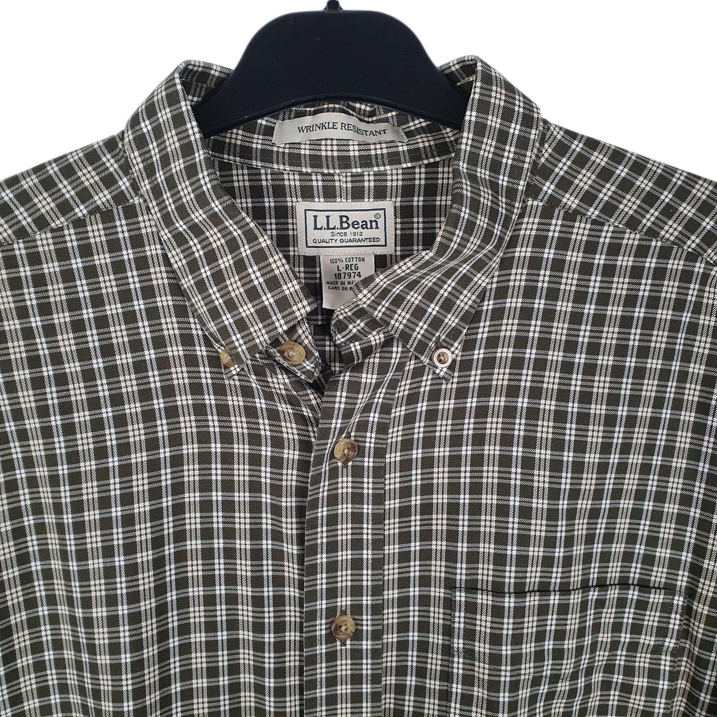Mens Green L.L.Bean   Shirt