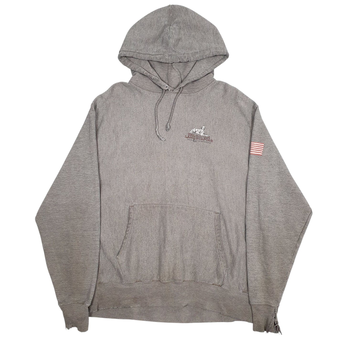 Mens Grey Champion Reverse Weave Hoodie Jumper