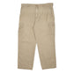 Mens Beige LL Bean Natural Fit Cargo Trousers