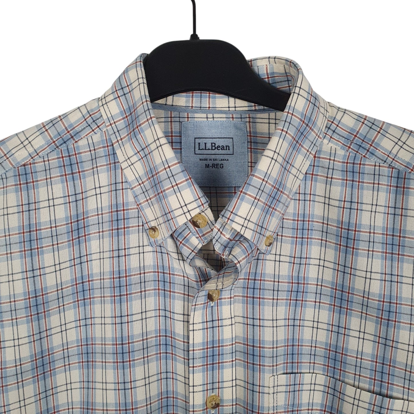 Mens Blue L.L.Bean   Shirt