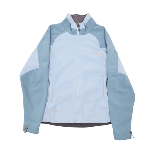 Womens Blue The North Face Fleece Windstopper Full Zip Coat