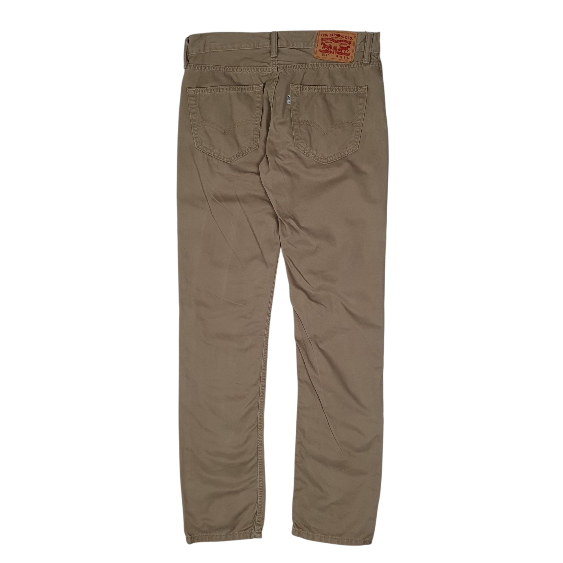 Mens Beige Levis 511  Trousers