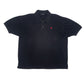 Mens Black Burberry  Short Sleeve Polo Shirt
