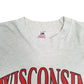 Mens Grey Fruit of the Loom Single Stitch Vintage 90s Wisconsin Rose Bowl 94  T Shirt
