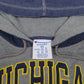 Mens Grey Champion Michigan Hoodie Jumper