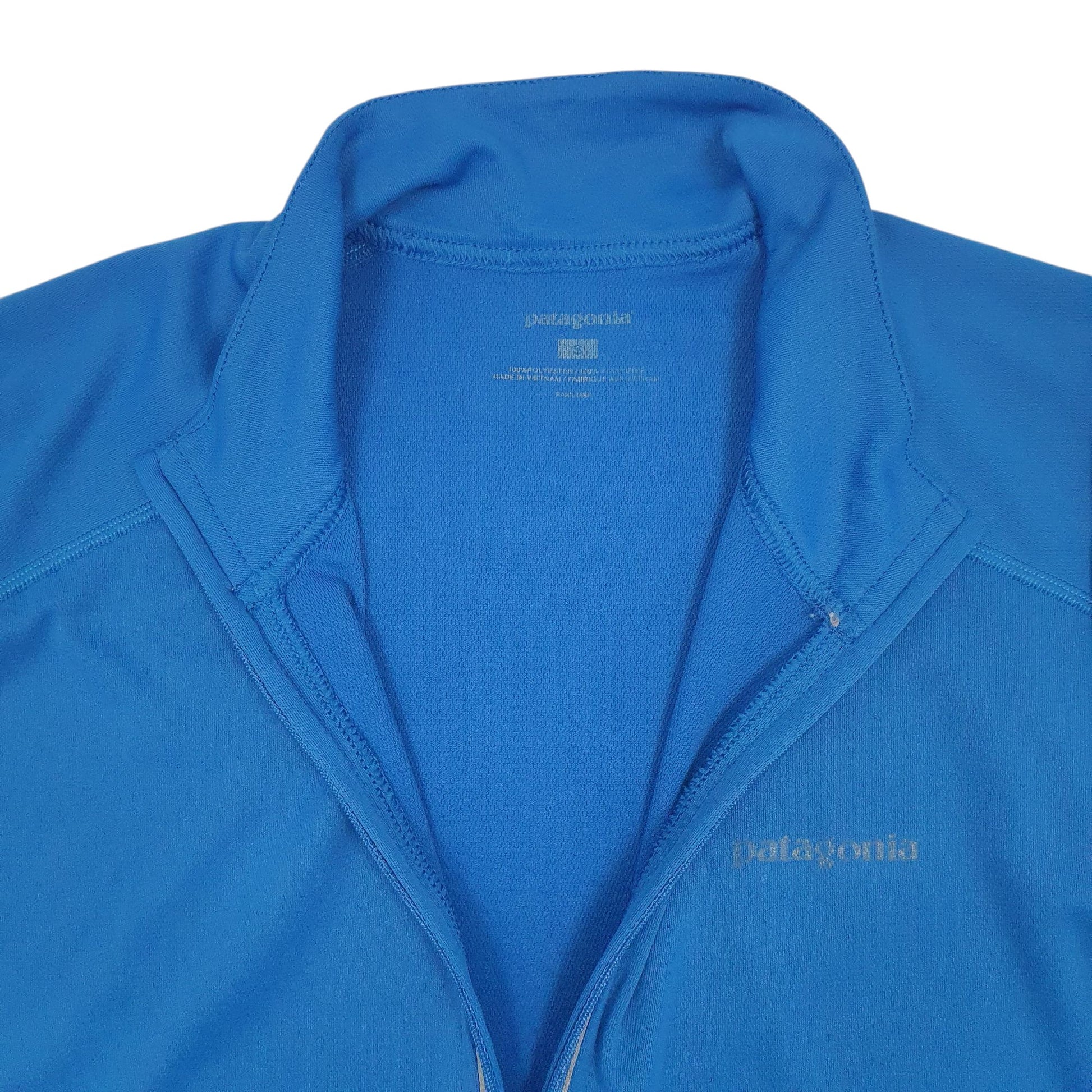 Mens Blue Patagonia Lightweight Quarter Zip Jumper