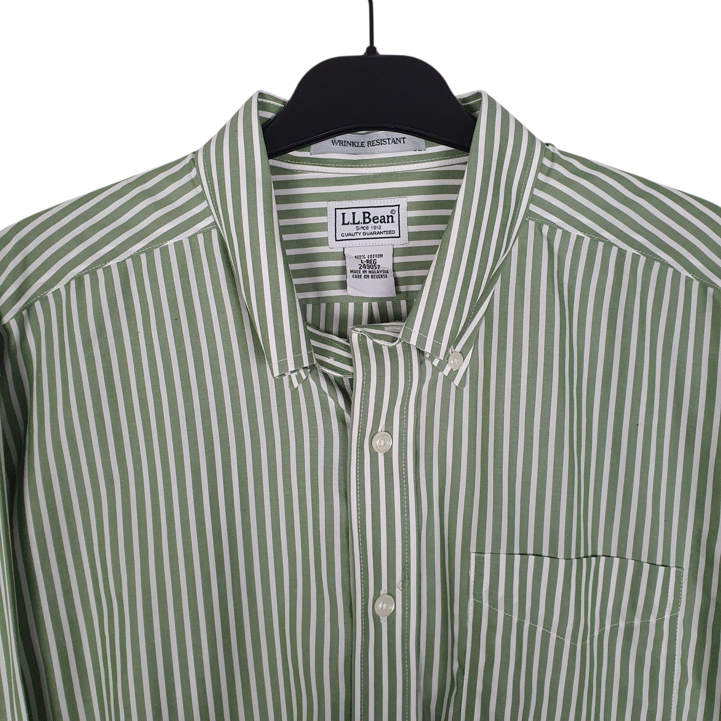 Mens Green L.L.Bean   Shirt