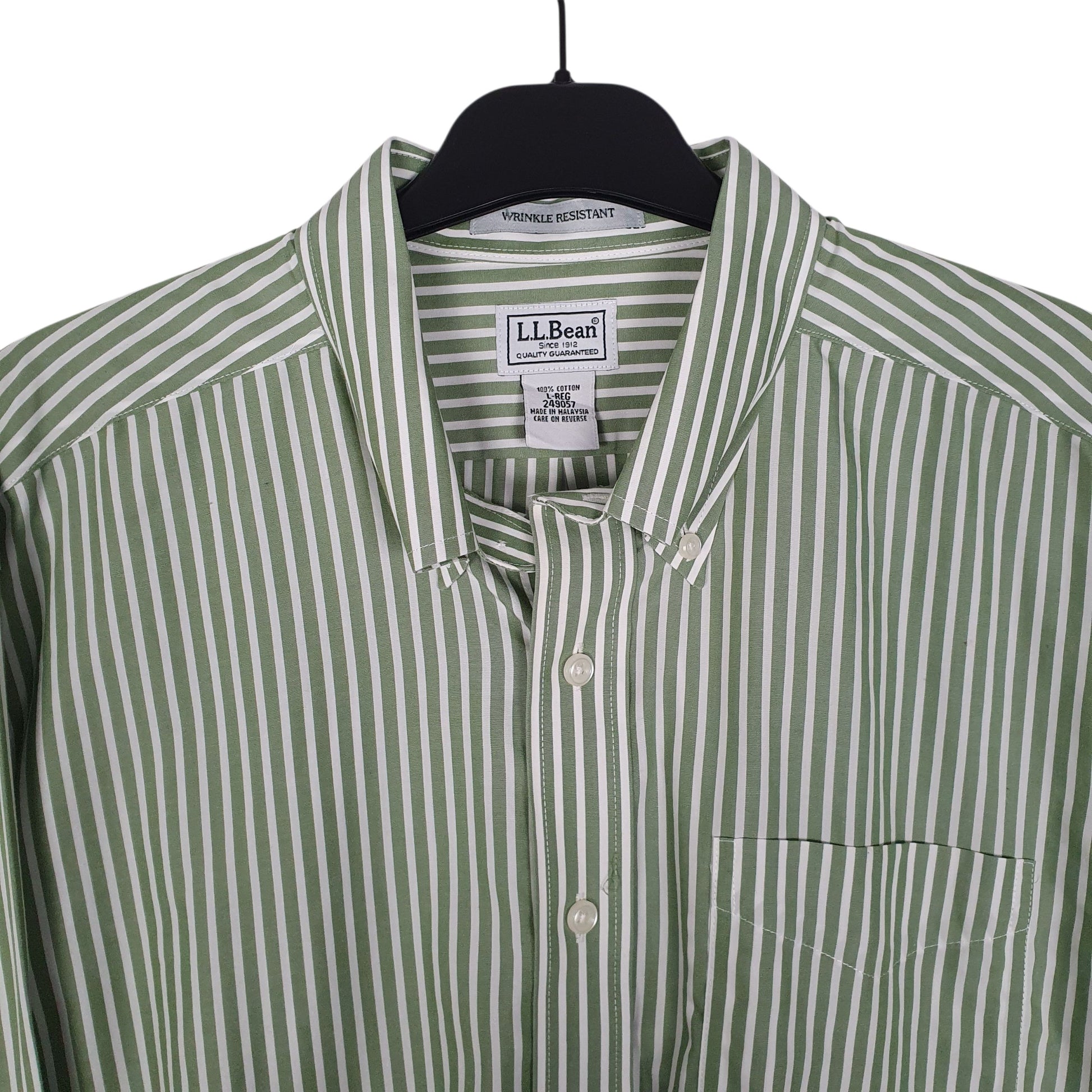 Mens Green L.L.Bean   Shirt