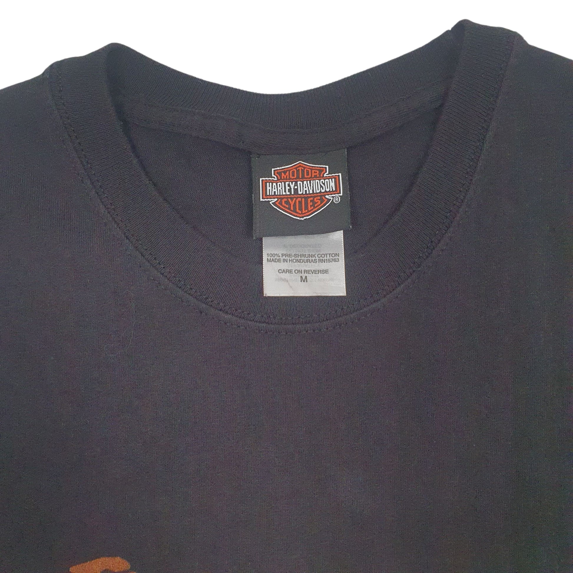 Mens Black Harley Davidson Vest  T Shirt