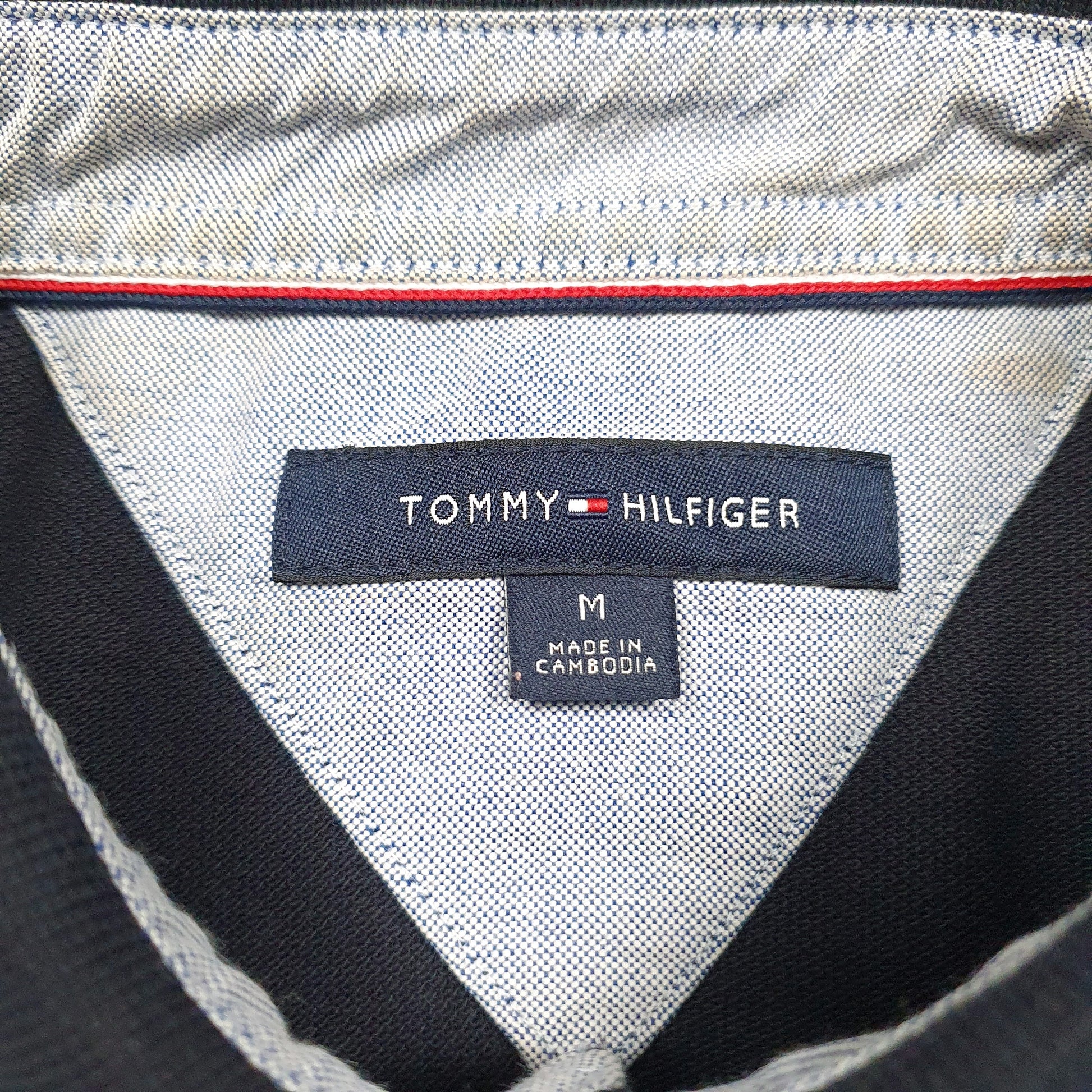 Mens Black Tommy Hilfiger   Polo Shirt