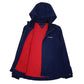 Womens Navy Tommy Hilfiger  Crewneck Coat